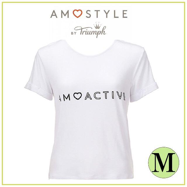 AMO'S STYLE(アモスタイル)のAMO's STYLE　アモスタイル　ロゴTシャツ/速乾性　Mサイズ レディースのトップス(Tシャツ(半袖/袖なし))の商品写真