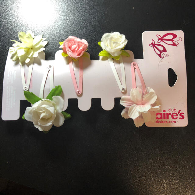 claire's(クレアーズ)のクレアーズ　お花ぱっちん　かわいいヘアアクセサリー レディースのヘアアクセサリー(バレッタ/ヘアクリップ)の商品写真