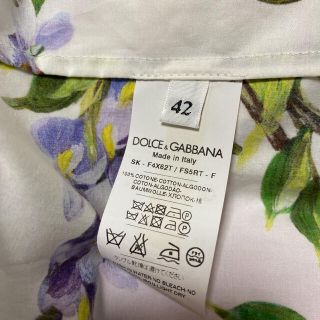 未使用 ドルチェ&ガッバーナ DOLCE&GABBANA スカート フレアスカート ひざ丈 花柄 ボトムス レディース 36(S相当) ブラック/グレー