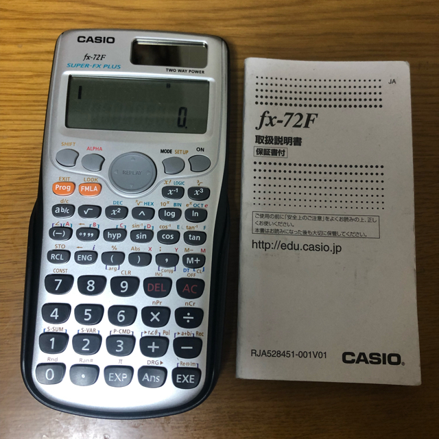 たく's　プログラム関数電卓　by　shop｜カシオならラクマ　180関数・機能　カシオ　CASIO　fx-72F-Nの通販
