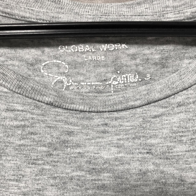 GLOBAL WORK(グローバルワーク)のGLOBAL WORK ポケットTシャツ グレー size L メンズのトップス(Tシャツ/カットソー(半袖/袖なし))の商品写真