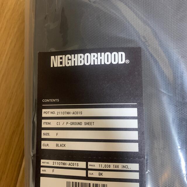 メール便指定可能 NEIGHBORHOOD CI / P-GROUND SHEET BLACK - 通販
