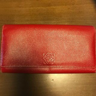 ロエベ(LOEWE)のLOEWE  長財布　RED(財布)