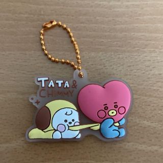 ボウダンショウネンダン(防弾少年団(BTS))のBT21 BTS タタ V テテ テヒョン キーホルダー 公式 ラバーマスコット(K-POP/アジア)