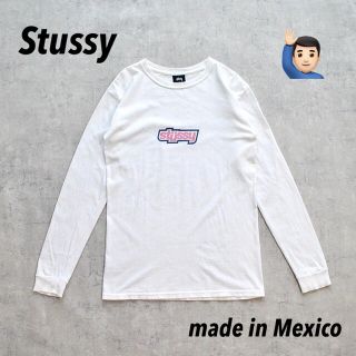 ステューシー(STUSSY)の◎Stussy◎ステューシー◎メキシコ製◎ロゴプリント◎刷り込み◎ストリート◎(Tシャツ/カットソー(七分/長袖))