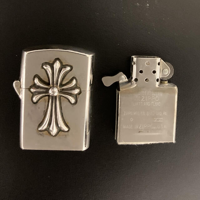 Chrome Hearts(クロムハーツ)のよも様専用 CHROME HEARTS Zippo  クロス2000刻印 メンズのファッション小物(タバコグッズ)の商品写真