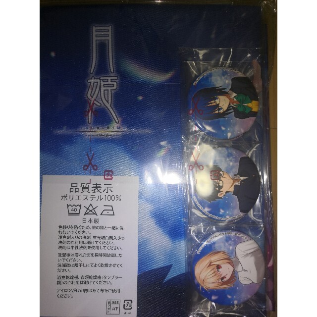 エンタメ/ホビー月姫初回限定版 Switch版B2布ポスタ+缶バッジ 6個セット