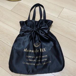 メゾンドフルール(Maison de FLEUR)のMaison de FLEURトートバッグ  ブラック(トートバッグ)