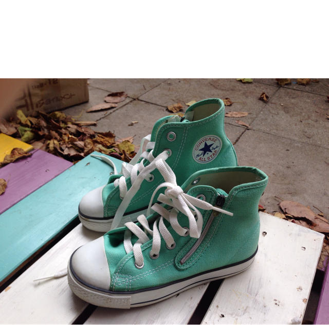 CONVERSE(コンバース)の子供用 ハイカットコンバース19cm キッズ/ベビー/マタニティのキッズ靴/シューズ(15cm~)(その他)の商品写真