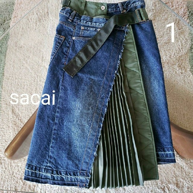 激安通販新作 sacai Sacaiサカイ✖️APCコラボダブルネームサイド