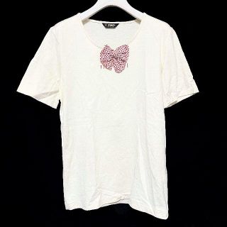 ピンクハウス(PINK HOUSE)のピンクハウス PINK HOUSE ドット リボン カットソー Tシャツ 半袖(カットソー(半袖/袖なし))