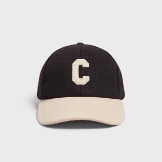 セリーヌ(celine)のceline cap Lサイズ　セリーヌ　Cロゴ　ベースボールキャップ(キャップ)