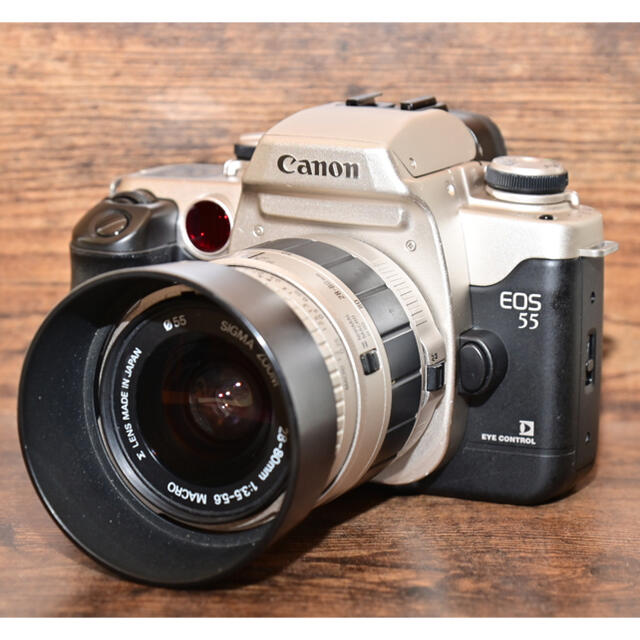 Canon - フィルムカメラ CANON EOS55 SIGMAレンズセットの通販 by うん