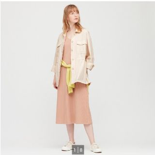 ユニクロ(UNIQLO)のUNIQLO ユニクロ リネンコットンシャツジャケット(その他)