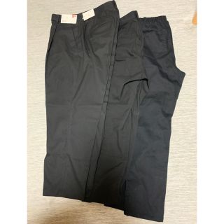 ユニクロ(UNIQLO)のEZYタックアンクルパンツ  新品未使用品 XL «３枚組» 男女兼用可能(クロップドパンツ)