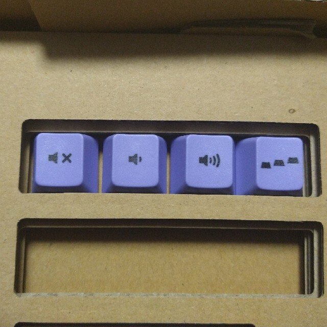 REALFORCE  R2-JP-KT-PL カラーキートップセット 紫 日本語 スマホ/家電/カメラのPC/タブレット(PC周辺機器)の商品写真