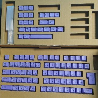 REALFORCE  R2-JP-KT-PL カラーキートップセット 紫 日本語(PC周辺機器)