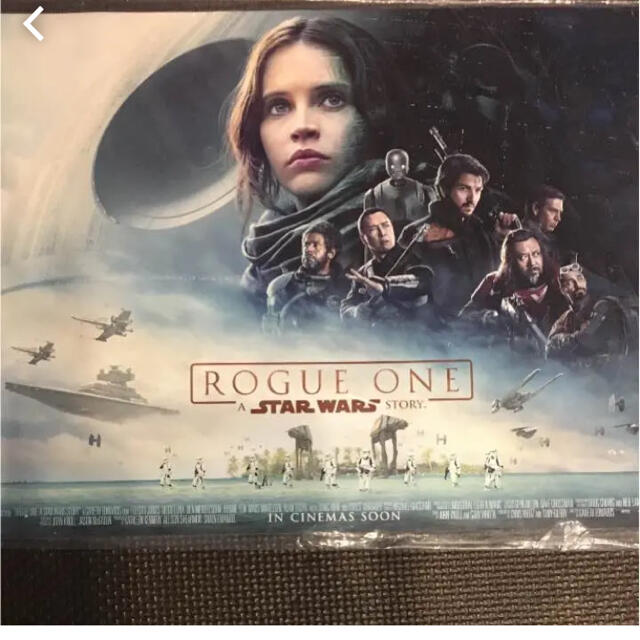 ローグワン ポスター スターウォーズ エンタメ/ホビーのDVD/ブルーレイ(外国映画)の商品写真