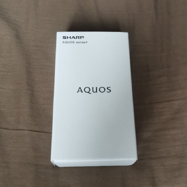 新品 SHARP AQUOS  Sense4 SH-M15 シルバー おまけ付