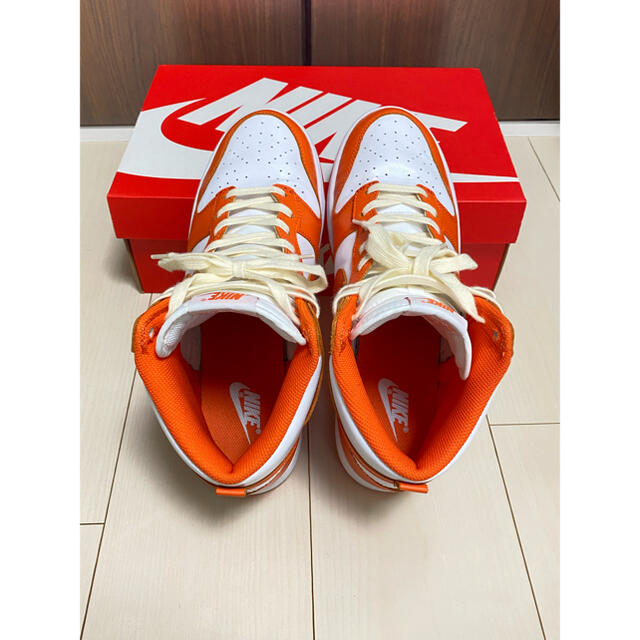 NIKE(ナイキ)のNIKE®︎ dunk high / orangeblaze /US9.5 メンズの靴/シューズ(スニーカー)の商品写真