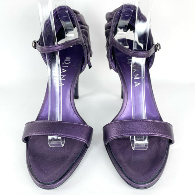 DIANA(ダイアナ)のダイアナ DIANA サンダル パンプス フリル ピンヒール アンクルストラップ レディースの靴/シューズ(サンダル)の商品写真