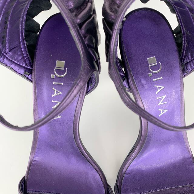 DIANA(ダイアナ)のダイアナ DIANA サンダル パンプス フリル ピンヒール アンクルストラップ レディースの靴/シューズ(サンダル)の商品写真