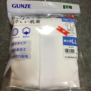 グンゼ(GUNZE)のグンゼ　半袖(ワンタッチテープ)  L L(Tシャツ/カットソー(半袖/袖なし))