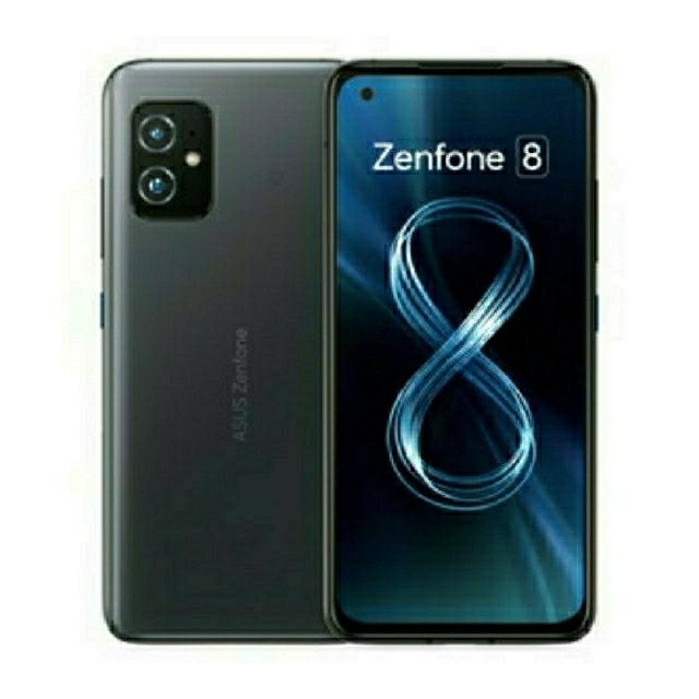 ASUS(エイスース)のzenfone8ブラック【国内版SIMフリー・新品未開封】 スマホ/家電/カメラのスマートフォン/携帯電話(スマートフォン本体)の商品写真