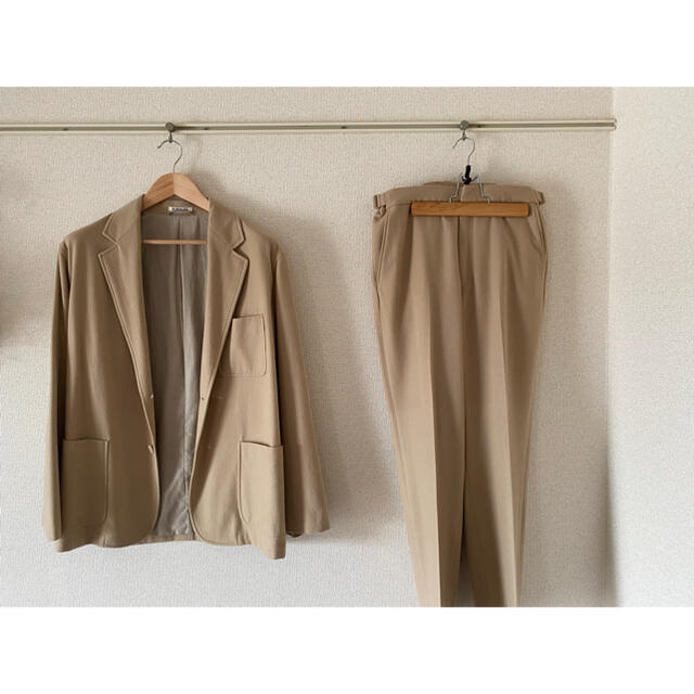 COMOLI(コモリ)のauralee super soft wool flannel set up メンズのパンツ(スラックス)の商品写真