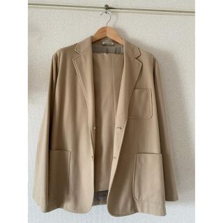 コモリ(COMOLI)のauralee super soft wool flannel set up(スラックス)