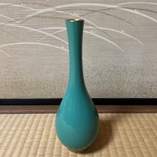 コウランシャ(香蘭社)の花瓶 一輪挿し　香蘭社　置物　置き物　オブジェ　レトロ　陶器　アンティーク　有田(花瓶)