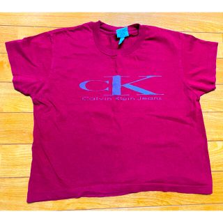 カルバンクライン(Calvin Klein)のカルバンクライン★赤Tシャツ(Tシャツ(半袖/袖なし))