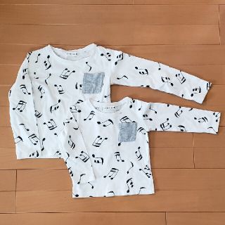 ブランシェス(Branshes)の★Sea様専用★音符柄　ロンT(Tシャツ/カットソー)