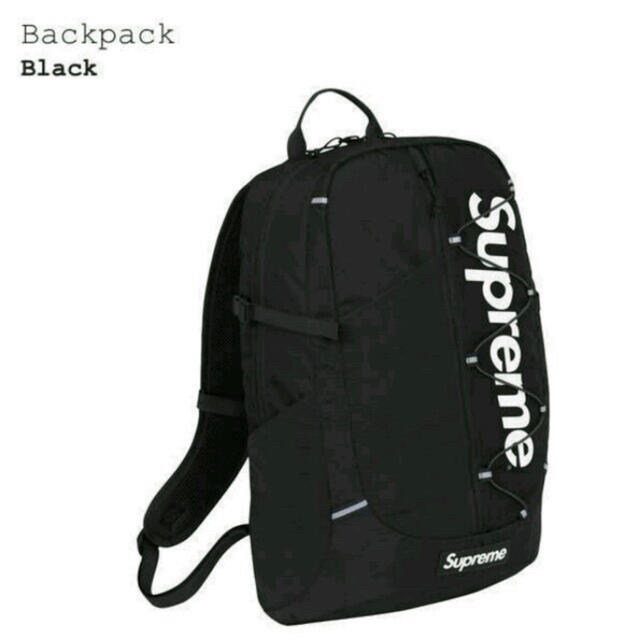 正規品 未使用 レア 希少17ss Supreme Backpack BLACK