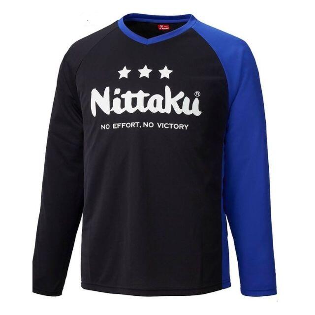 Nittaku/ニッタク★EVロングTシャツ★ブルー★男女兼用★Lサイズ