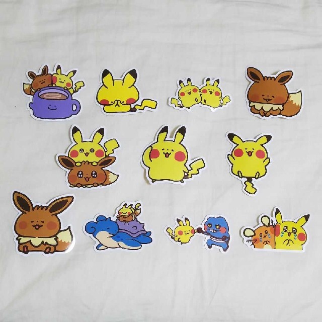 ポケットモンスター カナヘイ コラボ ステッカー イーブイ ポケットモンスター カナヘイ コラボ ステッカー イーブイ