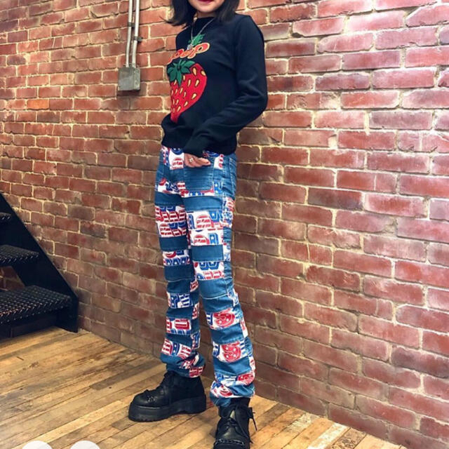 HYSTERIC GLAMOUR - HYSTERIC GLAMOUR POP BERRY ニット 90s HYSTERIC GLAMOUR - HYSTERIC GLAMOUR POP BERRY ニット 90s