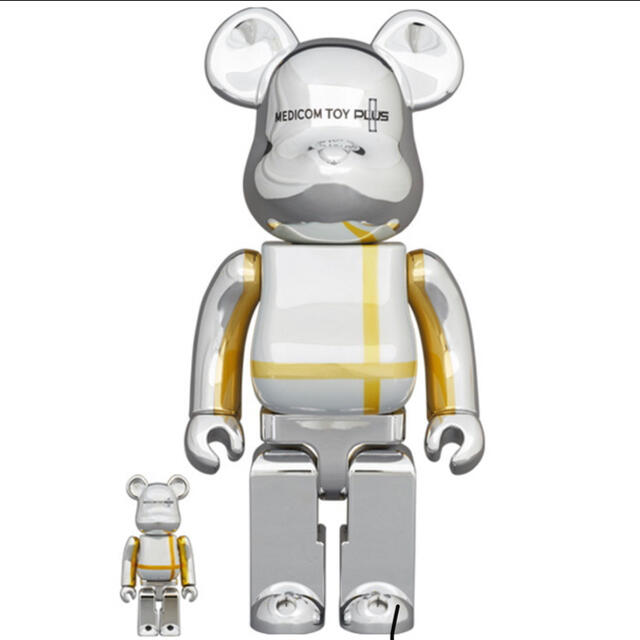 BE@RBRICK  SILVER CHROME 100％ & 400％