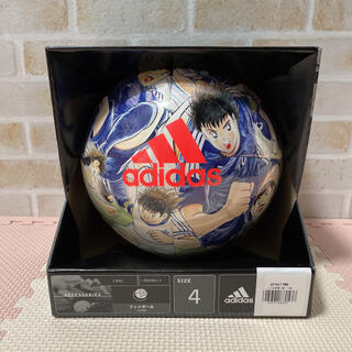 アディダス(adidas)のアディダス ツバサ トレーニング サッカーボール 4号球  ホワイト×ブルー(ボール)
