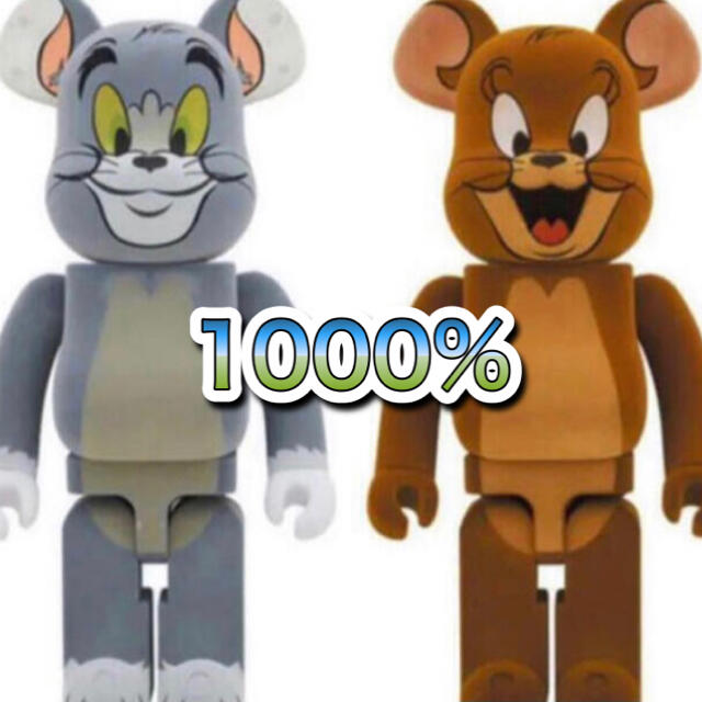 BE@RBRICK TOM and JERRY フロッキー　1000% 2体