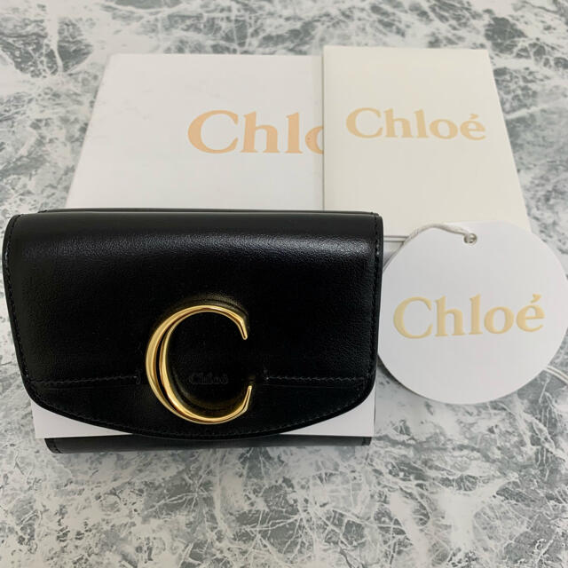 CHLOE C クロエ スモールトリフォールド 折りたたみ財布 - 財布