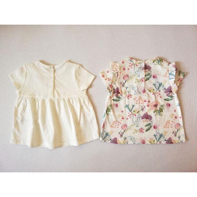 NEXT(ネクスト)のSALE☆【NEXT】Floral Tops 2sets 9-12M キッズ/ベビー/マタニティのベビー服(~85cm)(Ｔシャツ)の商品写真