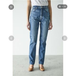 マウジー(moussy)のPLAIN JEANS STRAIGHT SLIM  (デニム/ジーンズ)