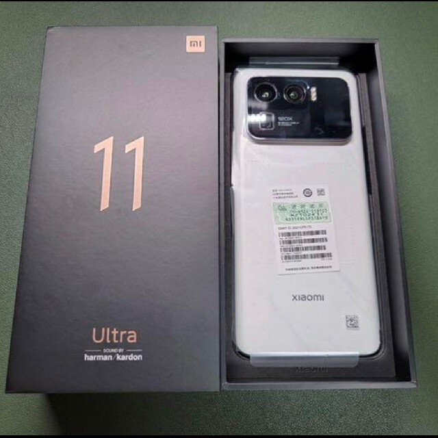 Apple - xiaomi mi11ultra 8+256グローバルROM Appleの Apple - xiaomi mi11ultra 8+256グローバルROM Appleの