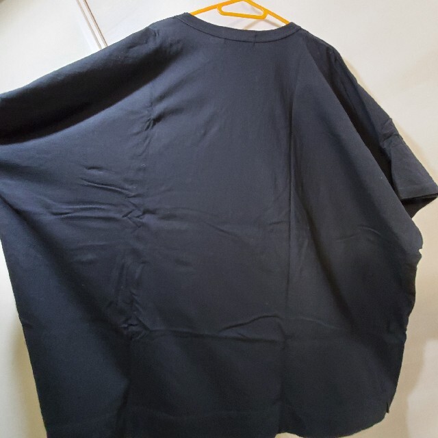 antiqua(アンティカ)の【アンティカ】ビッグシルエット ビッグTシャツ ブラック レディースのトップス(Tシャツ(半袖/袖なし))の商品写真