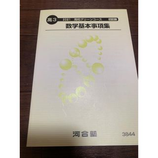 河合塾 テキスト 数学基本事項集(語学/参考書)