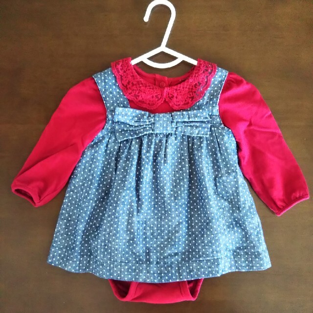 babyGAP(ベビーギャップ)のチュニック ロンパース セット キッズ/ベビー/マタニティのベビー服(~85cm)(ワンピース)の商品写真