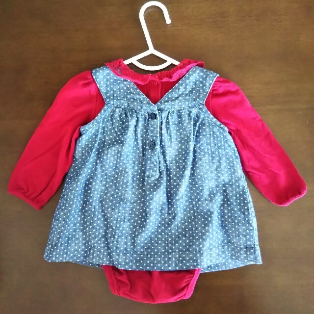 babyGAP(ベビーギャップ)のチュニック ロンパース セット キッズ/ベビー/マタニティのベビー服(~85cm)(ワンピース)の商品写真