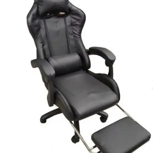 セール ゲーミングチェア オフィスチェア 椅子 リクライニング フットレスト インテリア/住まい/日用品の椅子/チェア(デスクチェア)の商品写真