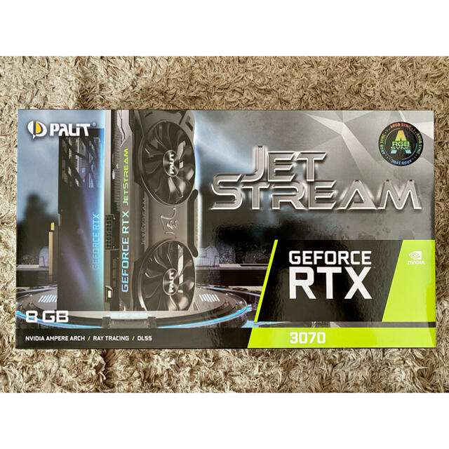 安心の国産製品 【新品・未開封・Non LHR】RTX 3070 JetStream 8GB PC